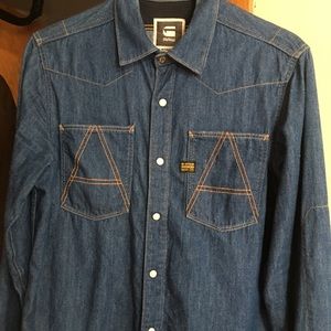 G-Star denim button down shirt